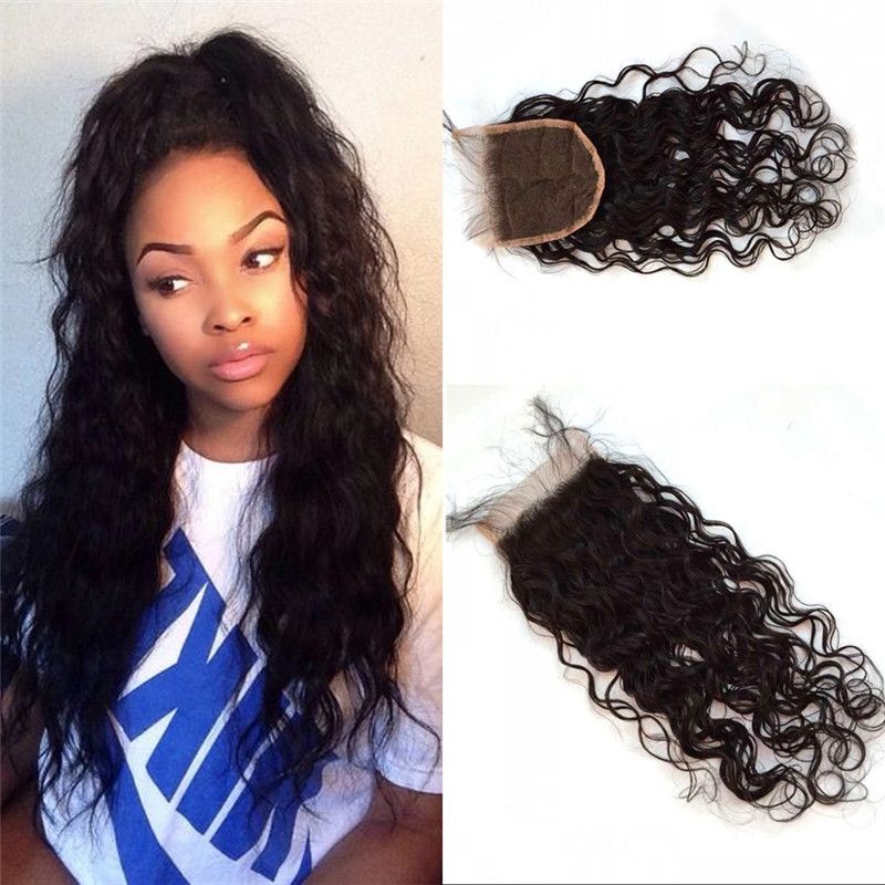 Lace Closure Bleached Knots With Baby Hair Mongolian Water Wave Human Hair 4x4 Top Closure Free Part Style Fdshine Closure Pieces For Weaves Lace Front Hair Closure From Fdshinehairfactory 6 35 Dhgate Com