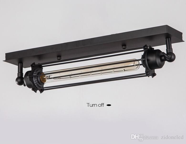 Plafoniere Soffitto Industrial : Acquista village retro plafoniera american industrial style bar