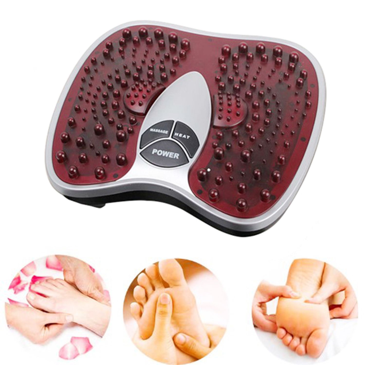 Foot Reflexology Electric Vibrating Foot Massage Infrared Heat Body Blood Circulation Warm Cold Feet Massager From Dlheaters Store | DHgate.Com