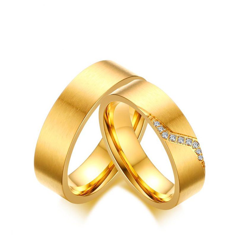 gold love bands for couples