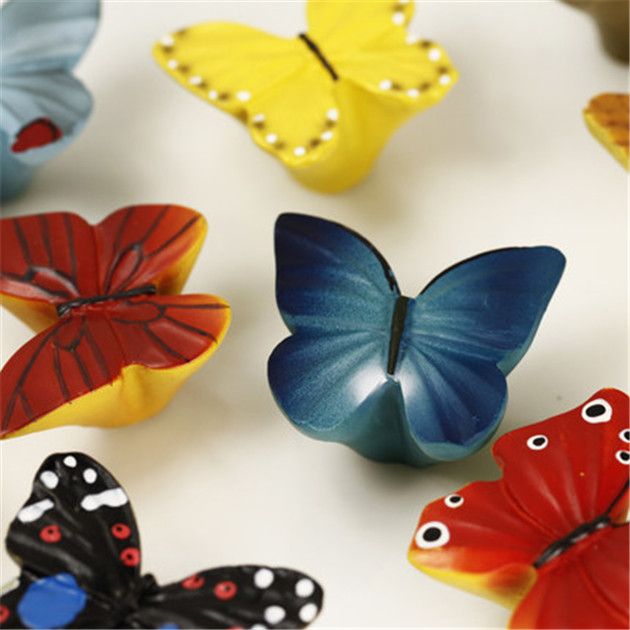 Design Rétro Papillon poignées tiroir Armoire Armoire Garde-robe Porte Knob Pull Design Rétro Papillon poignées tiroir Armoire Armoire Garde-robe Porte Knob Pull