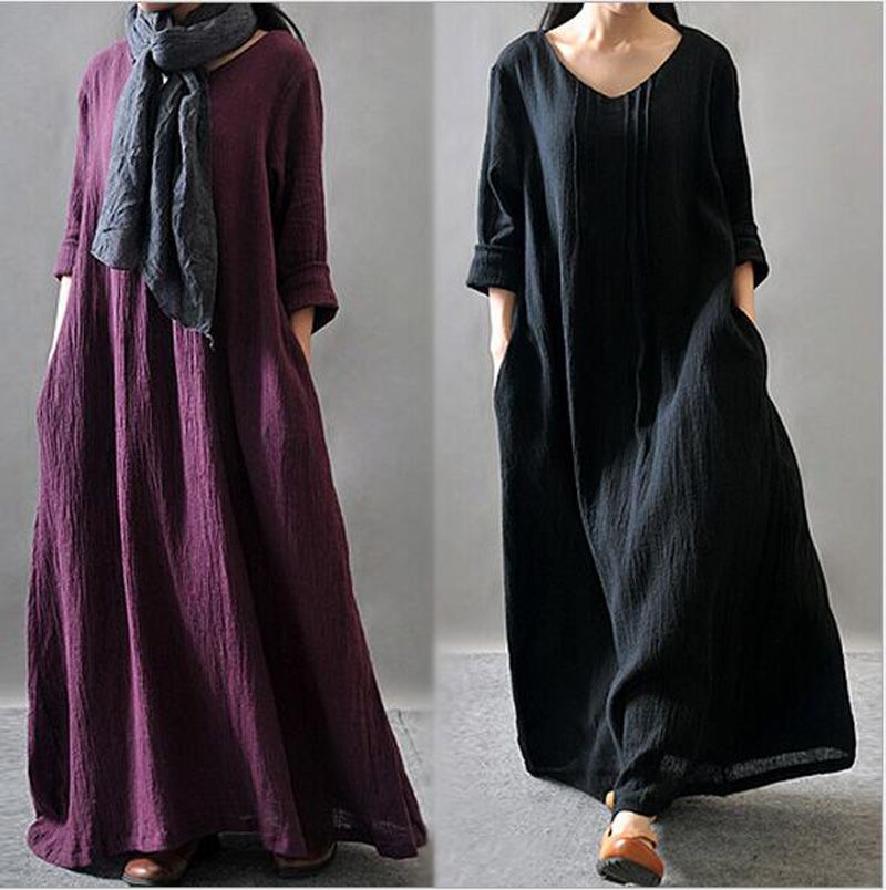 long loose dresses