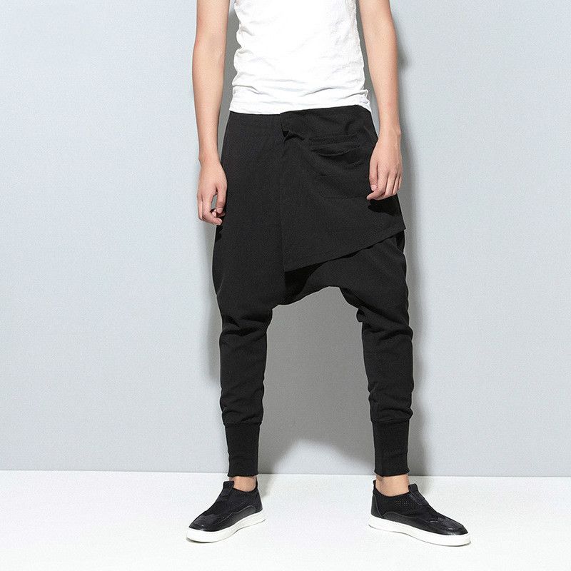 low crotch pants mens