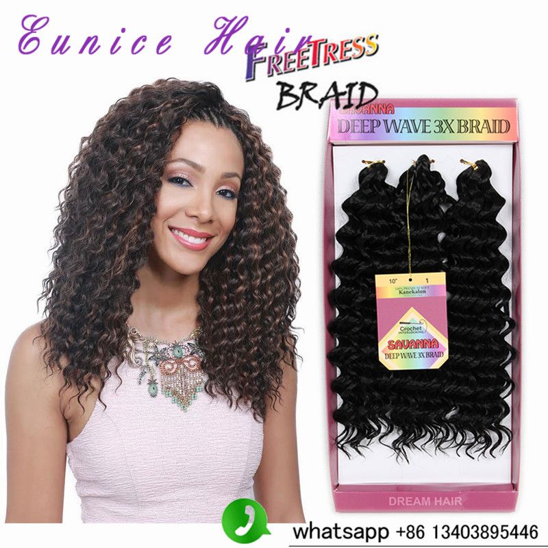 Freetress deep twist 10 inches braiding hair braid bulk hair crochet braids