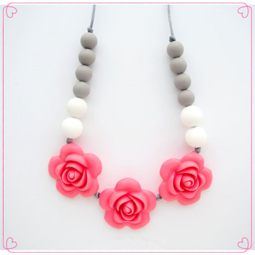 teething necklace for baby girl