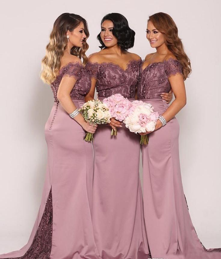 magenta color bridesmaid dresses