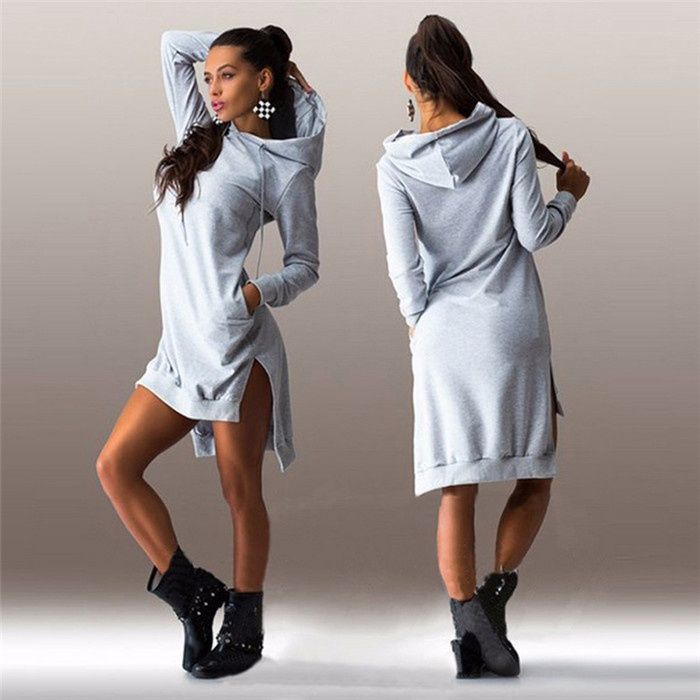 hooded dress for girl