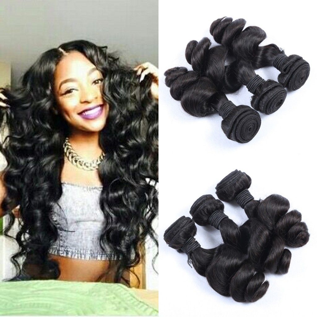 100 human hair weave