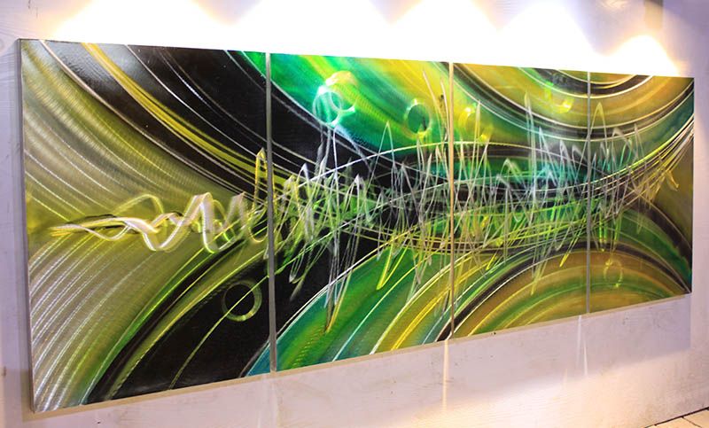 2020 Modern Contemporary Abstract Painting Metal Wall Art Sculpture Wall Hanging Deco Office Decor Original Abstract Wall Art From Alexzl 97 09 Dhgate Com