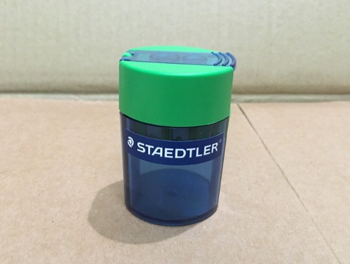 2021 Staedtler Double Hole Tub Sharpener For Standard Graphite Pencils And Jumbo Colour Pencils