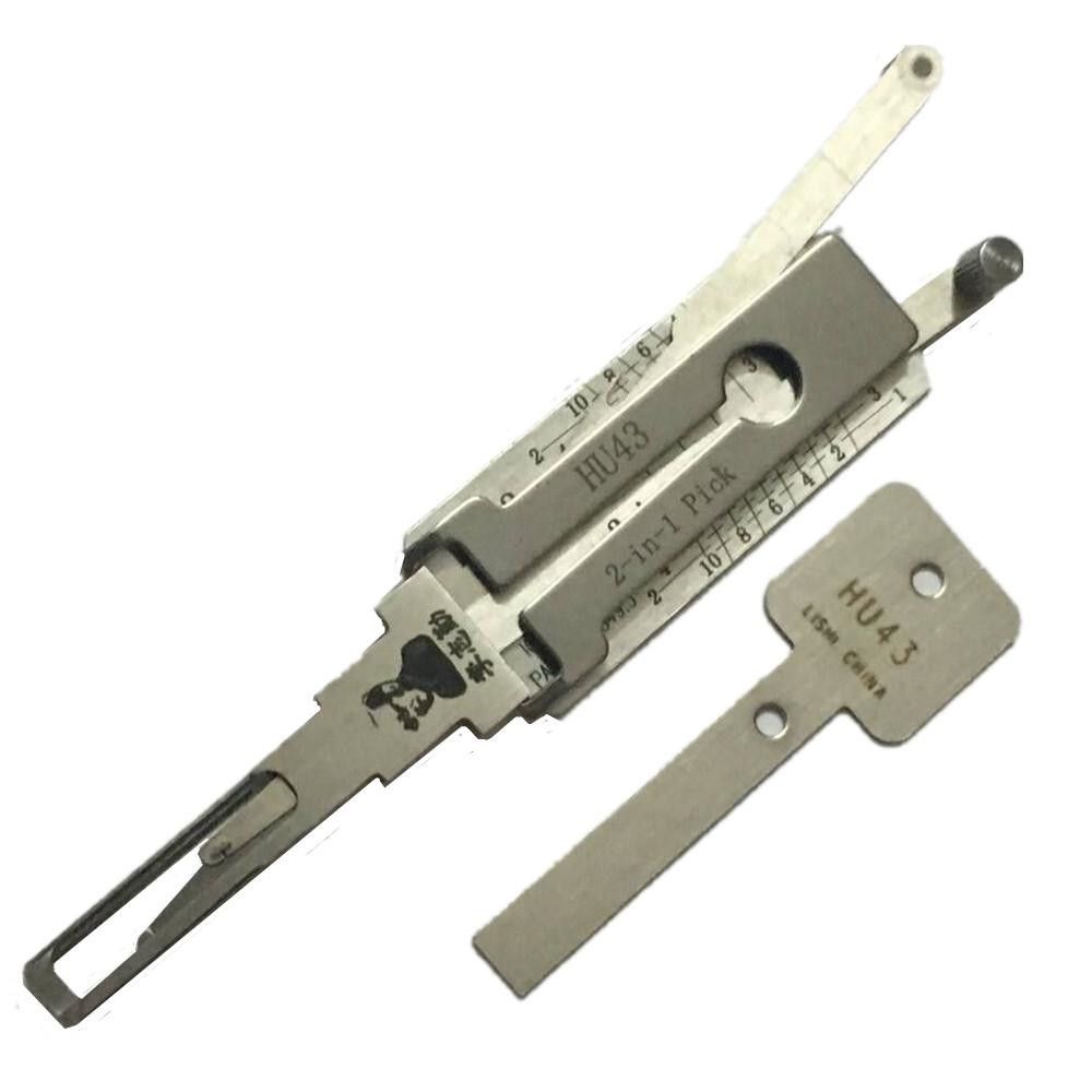 Lishi Hu43 2 In 1 Car Door Lock Pick Reader And Decoder Unlock Pick Set For Opel Wholesale Locksmith Suppliers Wholesale Locksmith Supplies From