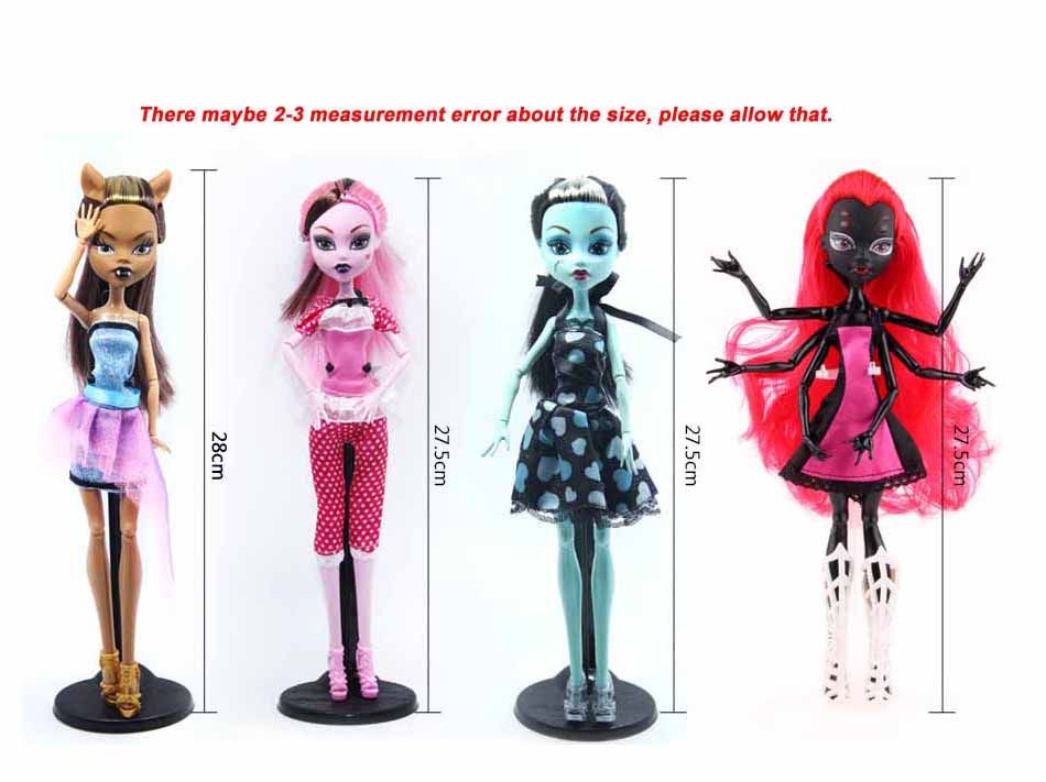monster high doll height