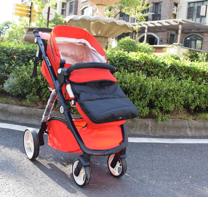 baby girl stroller with footmuff