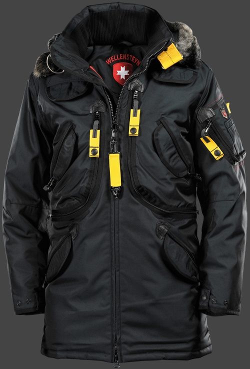 Alemania Chaquetas Wellensteyn de algodón grueso de algodón Chaquetas abrigo de capucha