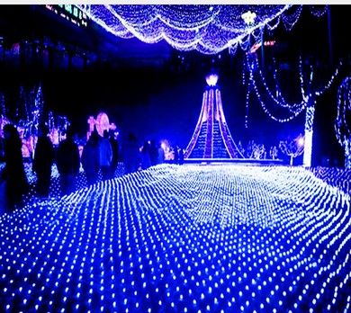 3m X2m 210 Led Fairy String Xmas Tree Mesh Curtain Ceiling House