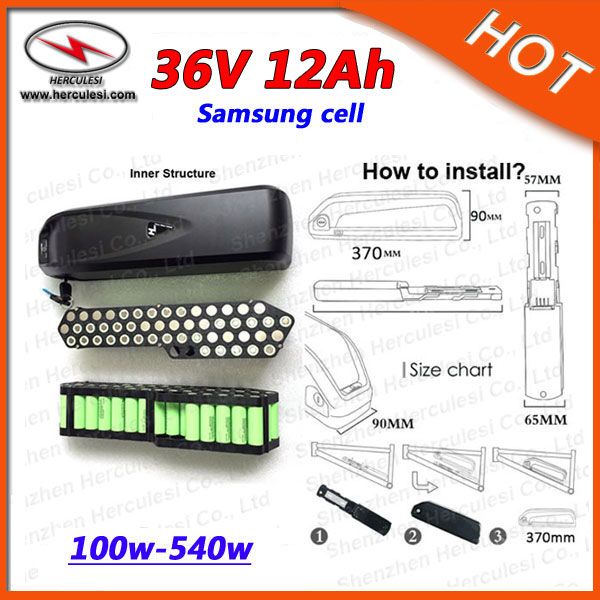 500w Electric Bicycle Battery 36v Lithium Battery 12ah Li Ion Battery Pack Hailong Type With S Amsung Cell 15a Bms 2a Charger E Cig Batteries For Sale E Cig Battery Reviews