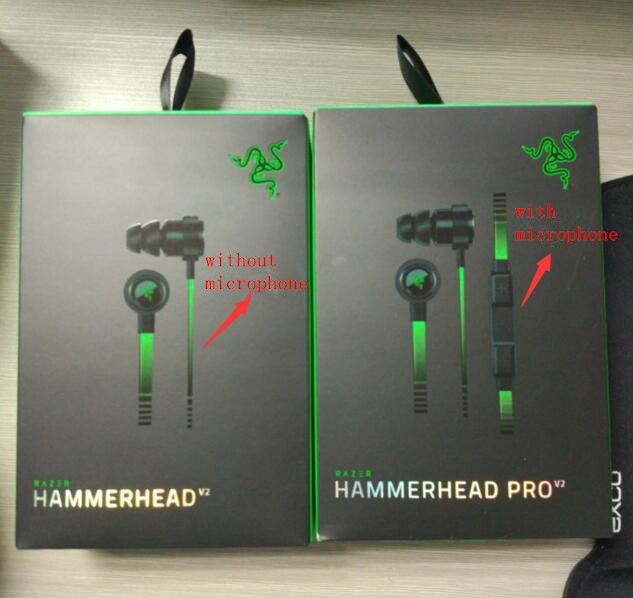 Razer Hammerhead Pro V2 Headphone In Ear Earphone With Microphone With Retail Box In Ear Gaming Headsets Noise Isolation Stereo Bass 3 5mm From Factorytrade 18 6 Dhgate Com