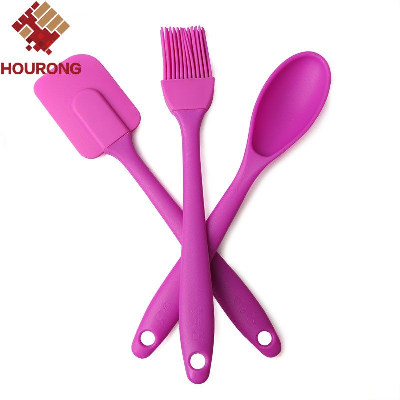 silicone spatula spoon set