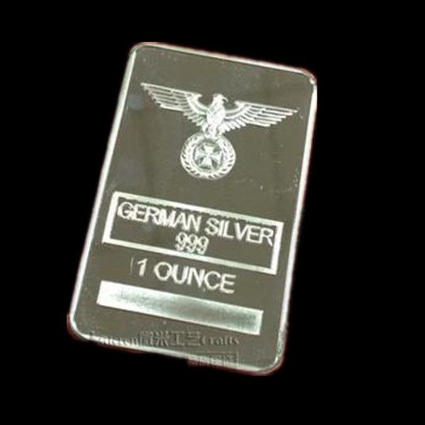 1 Gram German Silver Bullion Bar