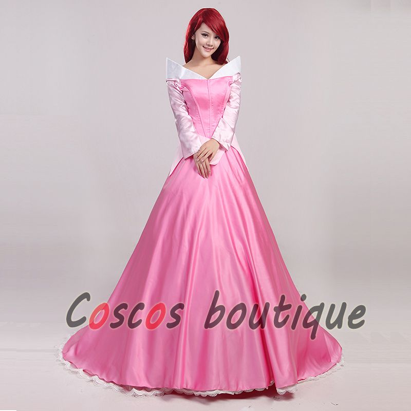 Vestido de fiesta de la bella durmiente de la princesa Aurora vestido de fiesta de disfraces Vestido de fiesta de la bella durmiente de la princesa Aurora vestido de fiesta de disfraces