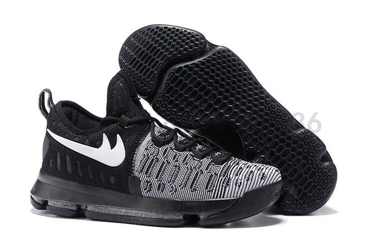 2017 kd 9 black and white Air Zoom KD 9 Men Basketball Shoes KD9 Oreo White Pink Kevin