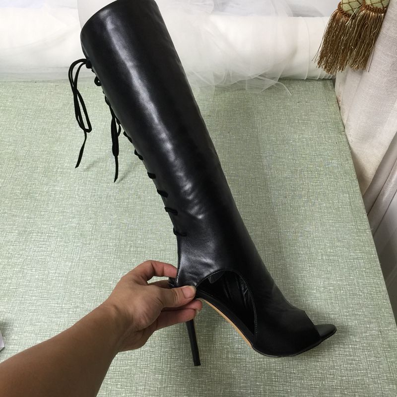 real leather knee high womens boots