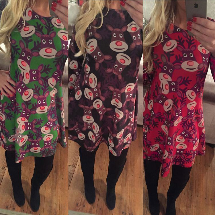 reindeer dress womens