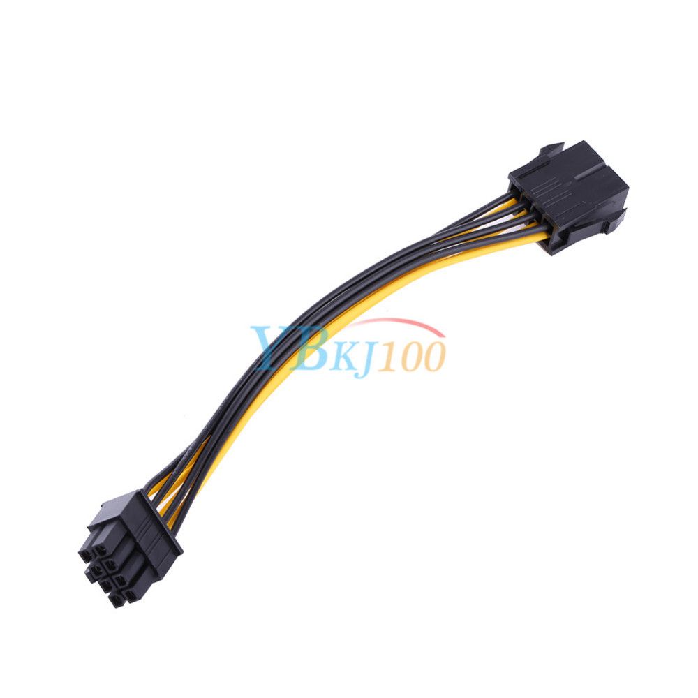 PCI E 8pin Male To 8 Pin Female PCI Molex IDE Express Power Extension Cable Adapter For Video
