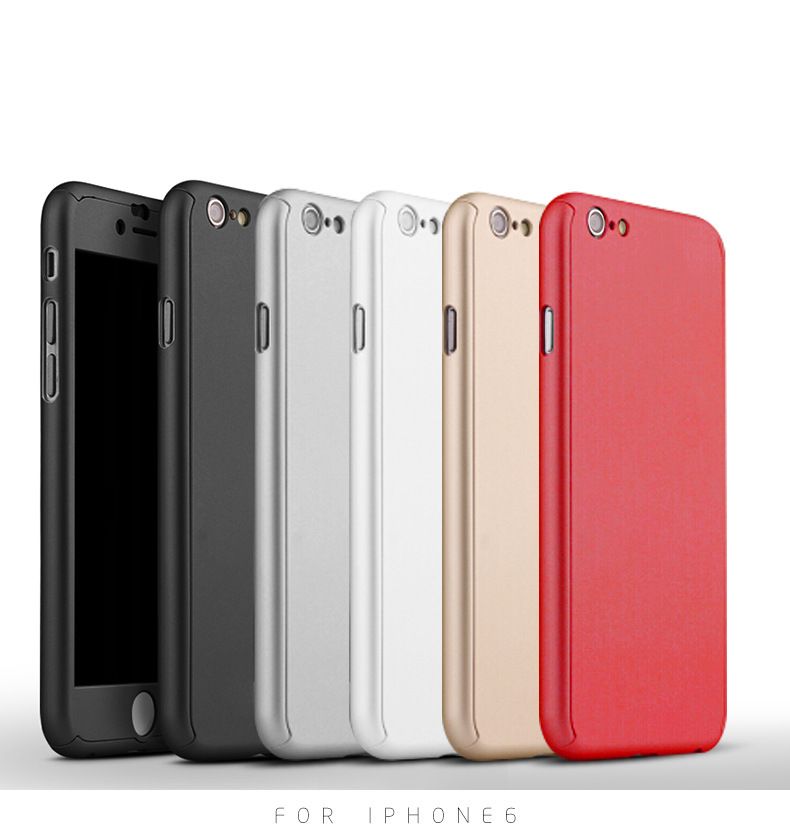 Ultra Coverage For 7/7plus Hybrid Full Body Cover 360  Cases Screen Degree Protector ... Phone Case Protective With  6/6s Tempered Glass Iphone Case Thin