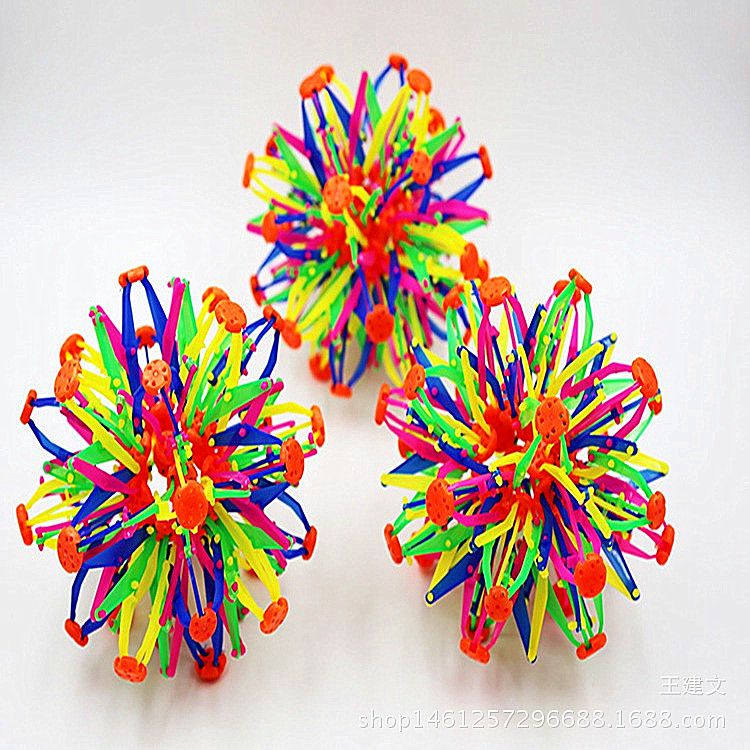 expanding plastic ball