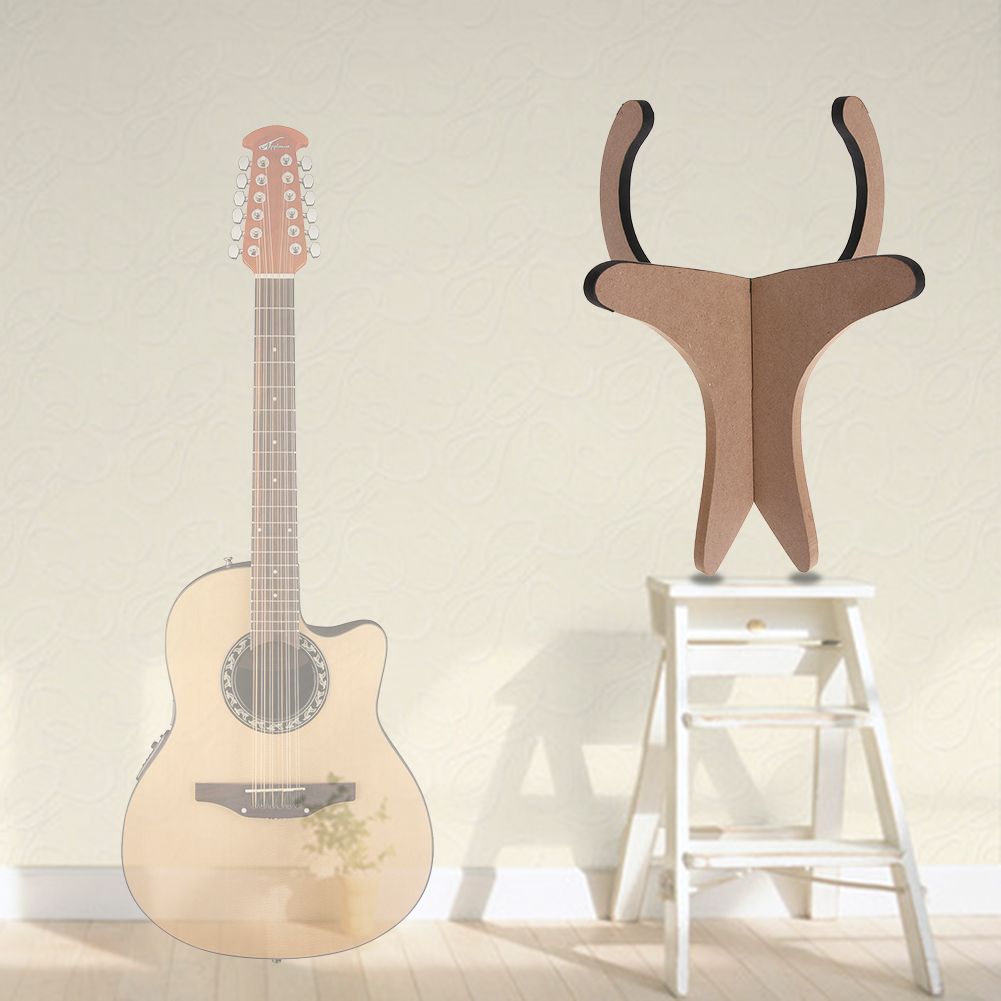 Support de guitare Support de guitare universel en bois, support