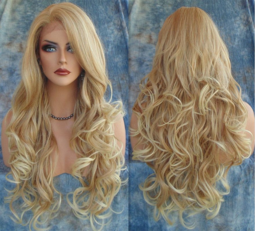real hair blonde wigs