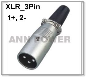 XLR المكونات 3pin