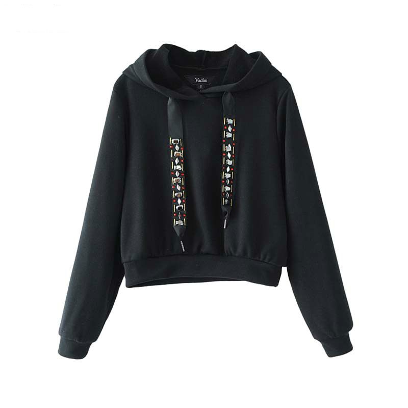 moletom preto com manga cinza