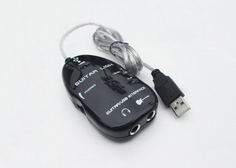 Pedal efectos guitarra de audio a interfaz USB Cable de enlace Grabación