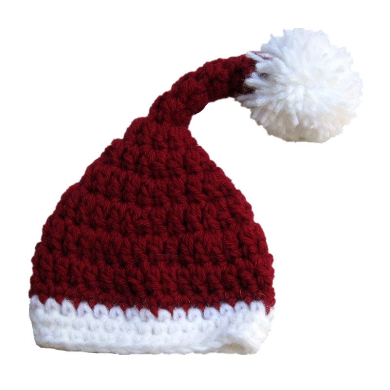 Newborn Baby Boy Girl Knit Crochet Hat Cap Beanie Top pompon Photography Prop