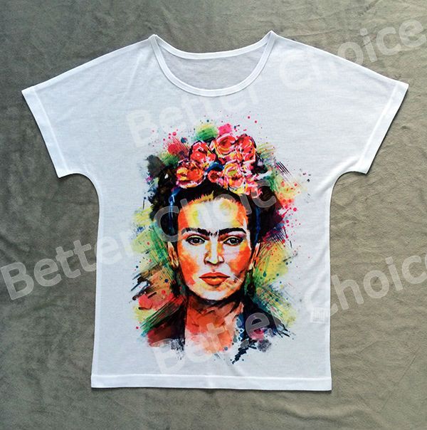 Camiseta Con Estampado Retro Y Camiseta Good Feeling Retro Con Estampado Principal De Pintor Magdalena Carmen Frida Kahlo 0661 De 5,01 € | DHgate