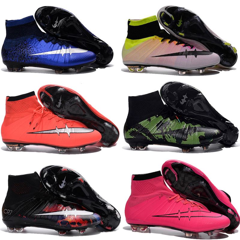 2016 Botas Futbol superfly FG Cr7 Zapatillas de fútbol de los hombres Botas de fútbol