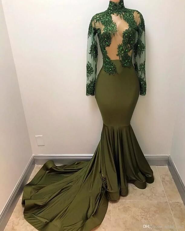 olive prom dresses