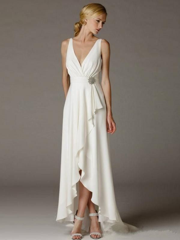 vestido estilo grego curto