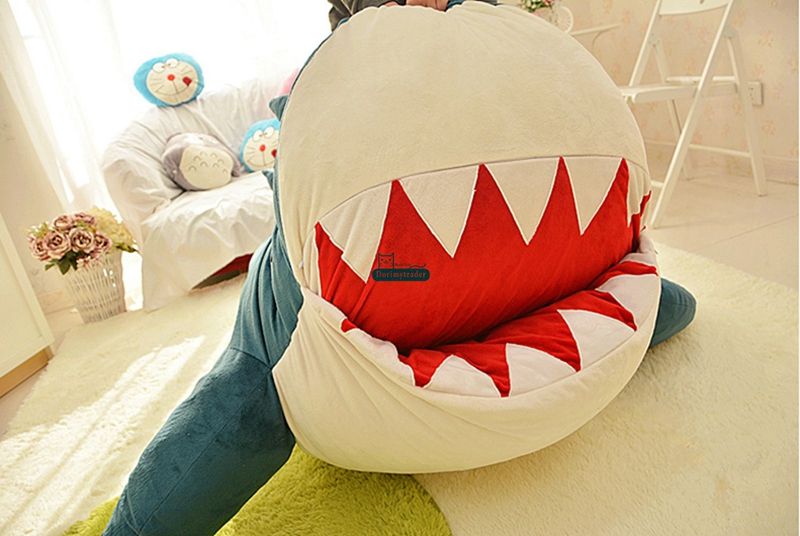 Discount Dorimytrader 79 / 200cm Shark Sleeping Bag Giant Stuffed Soft