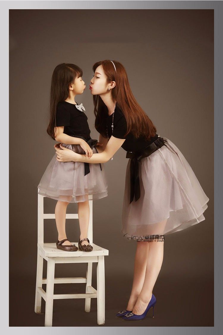 mom and daughter dress set