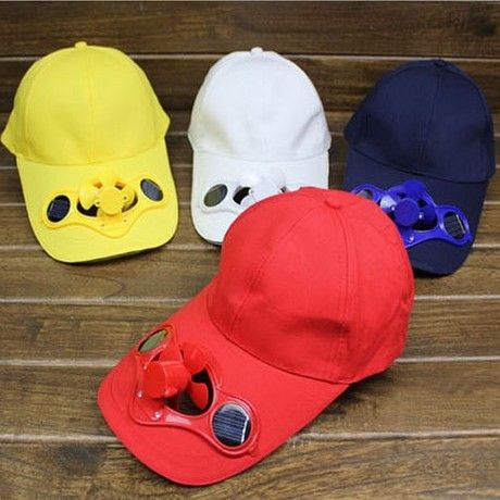 Summer Solar Electric Fan Baseball Cap 