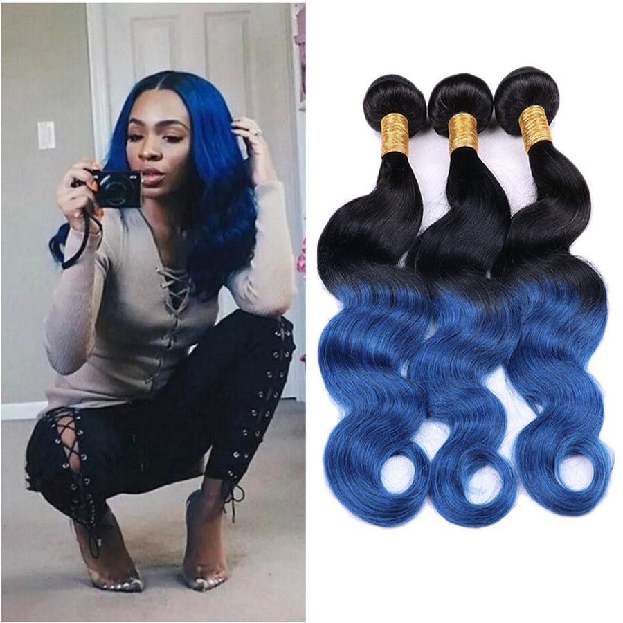 2019 Brazilian Ombre Body Wave Virgin Hair Bundles Cheap Two Tone