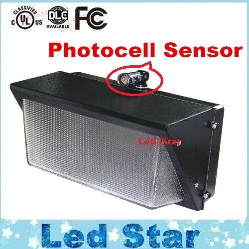 2021 Photocell Sensor LED Wall Pack Light 60W 80W 100W 120W Waterproof