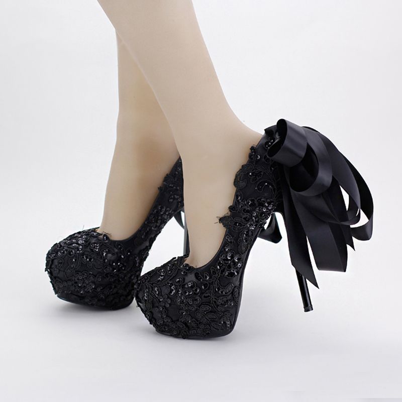 black lace shoes womens