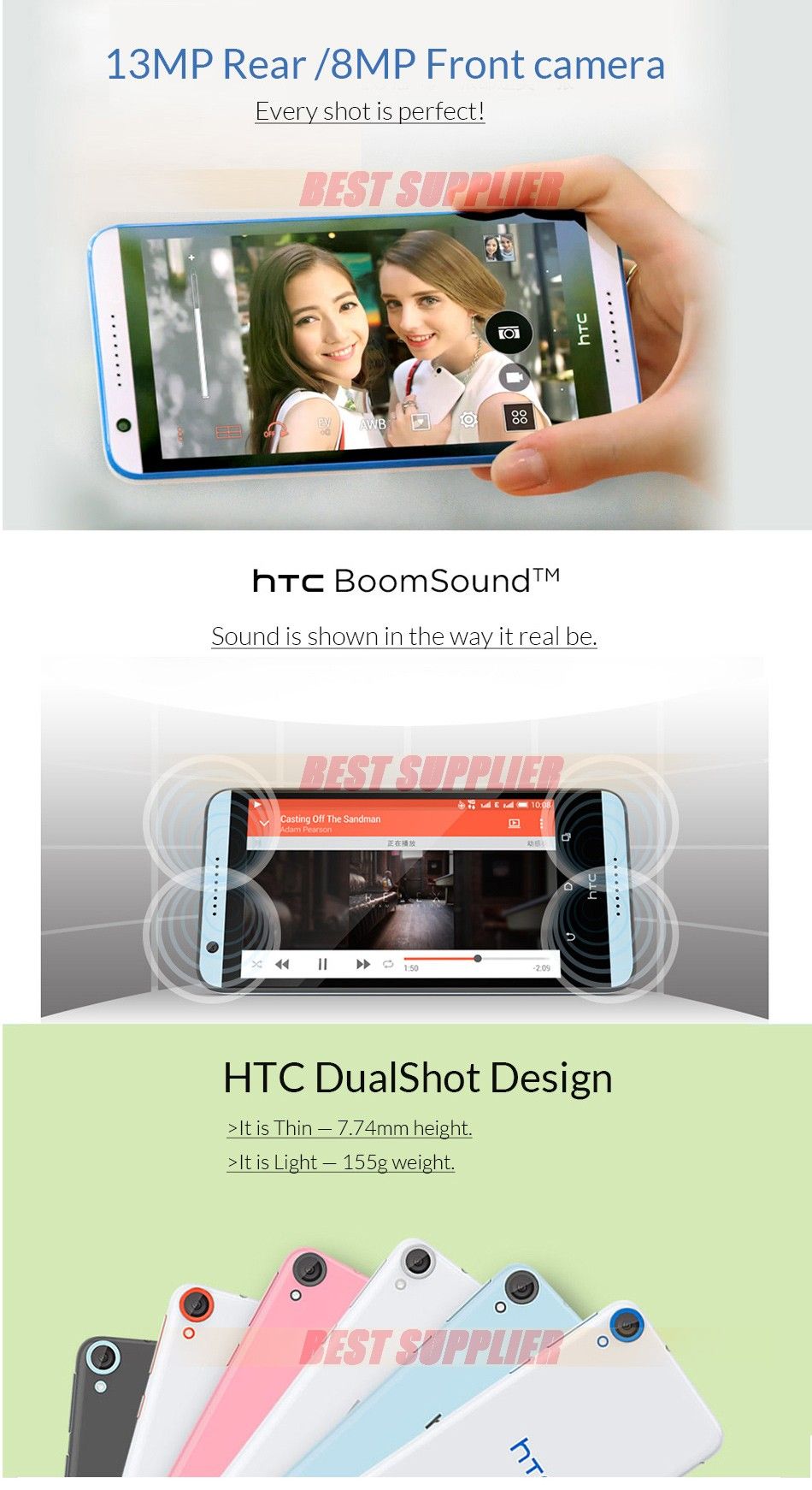 original htc desire 820 dual sim 5 0