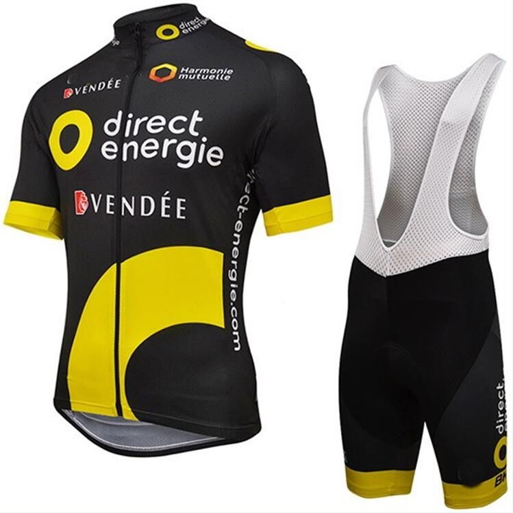 Mens Cycling Jersey Bib short Set Cyclisme à manches courtes Jersey Cuissard Cyclisme