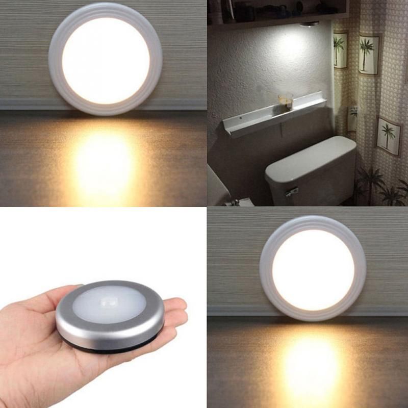 compre luz de pared del sensor de movimiento inalambrico con pilas lampara de luz de pared con luz nocturna led para escaleras armarios armarios a