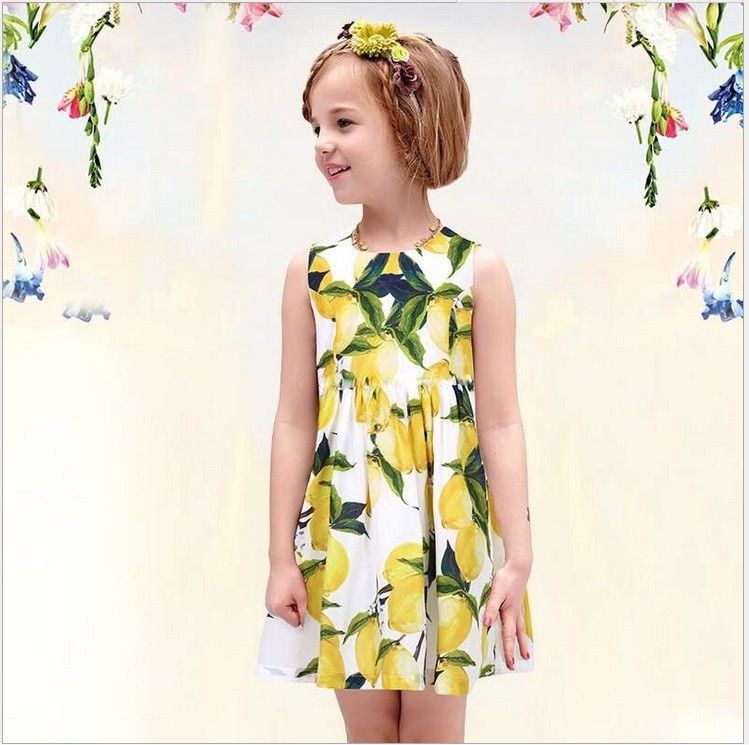 baby girl lemon dress